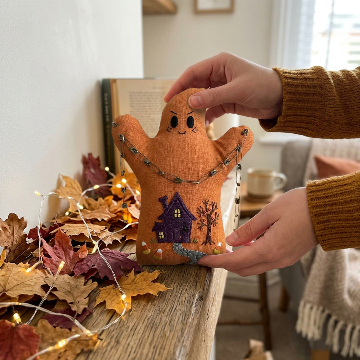 Rubbyoo Geister-Stickset – Gruseliges Hexenhaus | Halloween-Kinderzimmerdekoration | Einfaches Nähprojekt für Anfänger - image 5