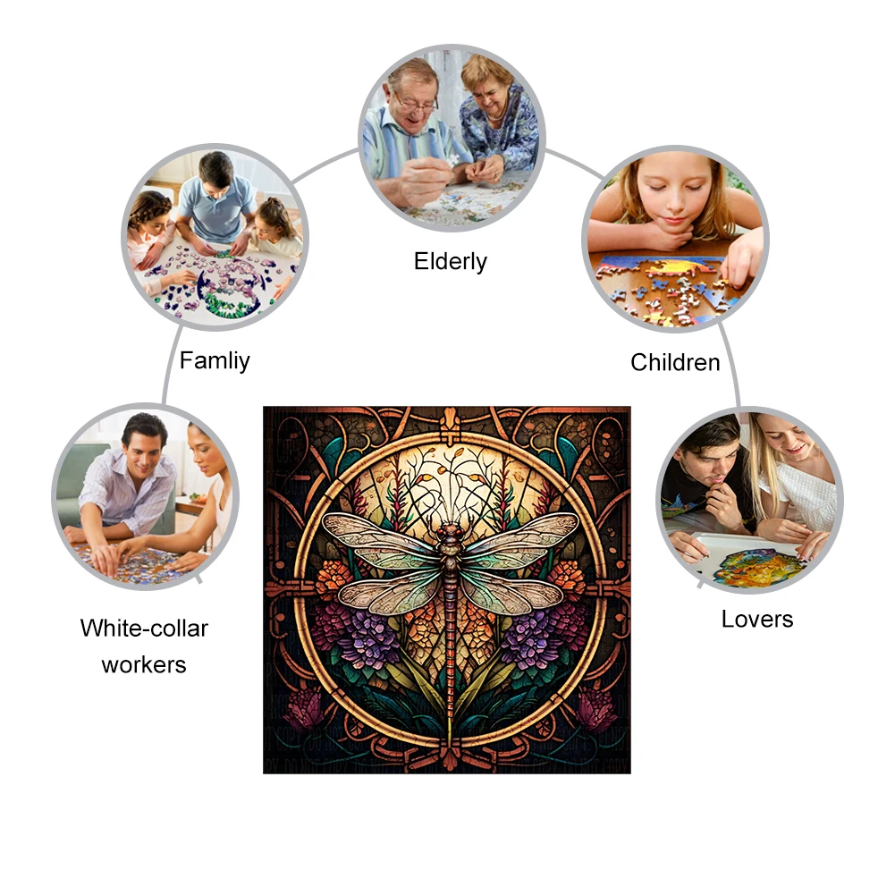 Libellenzeichen - Holzpuzzle - image 4