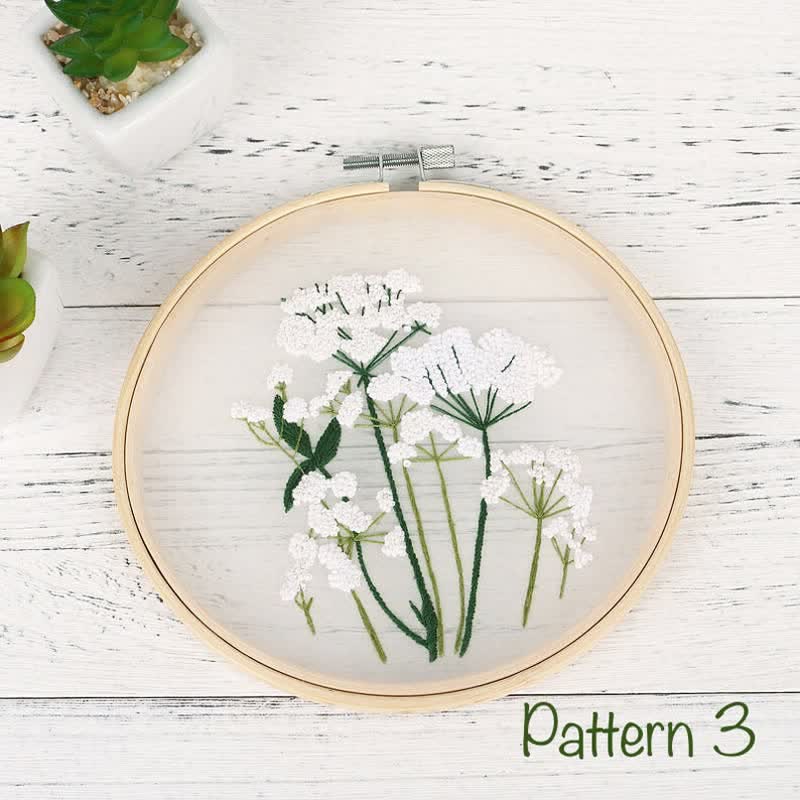 Stickset für Anfänger | Nadelspitze, DIY-Bastelset für Erwachsene - Muster3 - image 4
