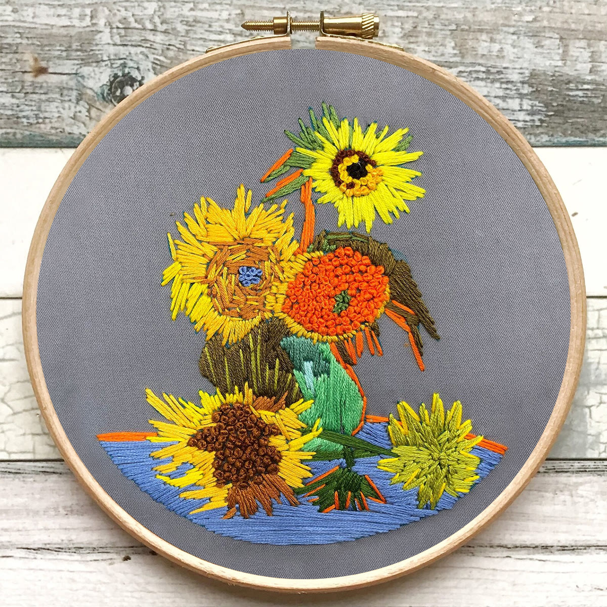 Rubbyoo Stickset – Van Gogh-Gemälde „Sonnenblume“ - image 8