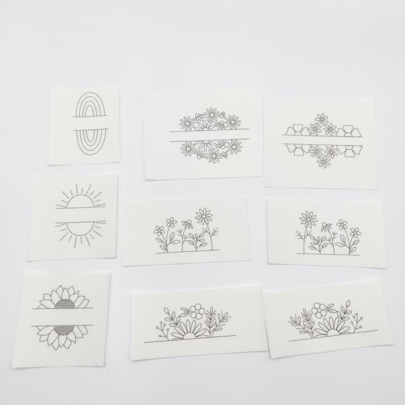 Blumenstickmuster | Blumendesigns zum Selbermachen | Geschenk für Stickbegeisterte - image 6