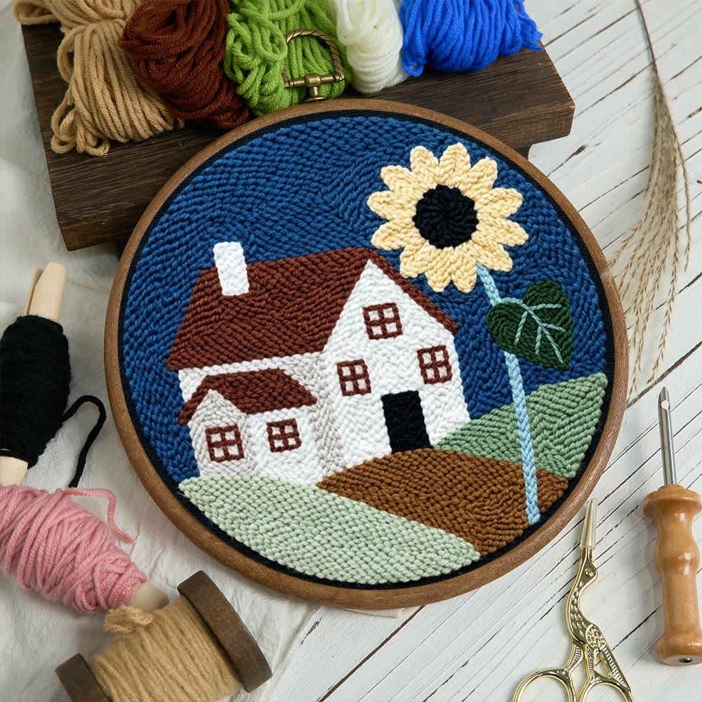 Warming House Punch Needle Kit - Unique Mother Day Gift | Perfect Home Ornament - image 8