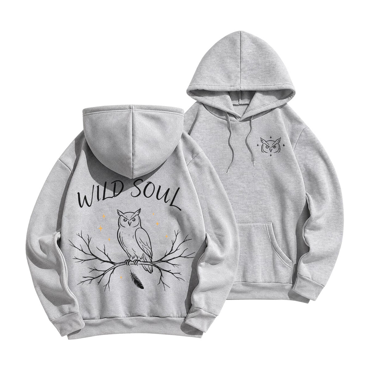 Rubbyoo Wild Soul Unisex Hoodie - Grau - 2XL - image 22