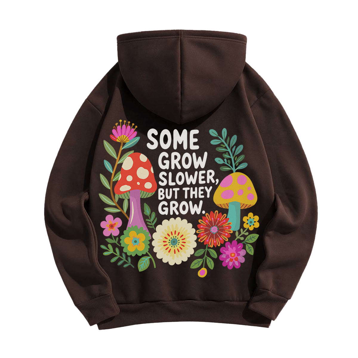 Rubbyoo Manche wachsen langsamer, aber sie wachsen Unisex-Hoodie - image 19