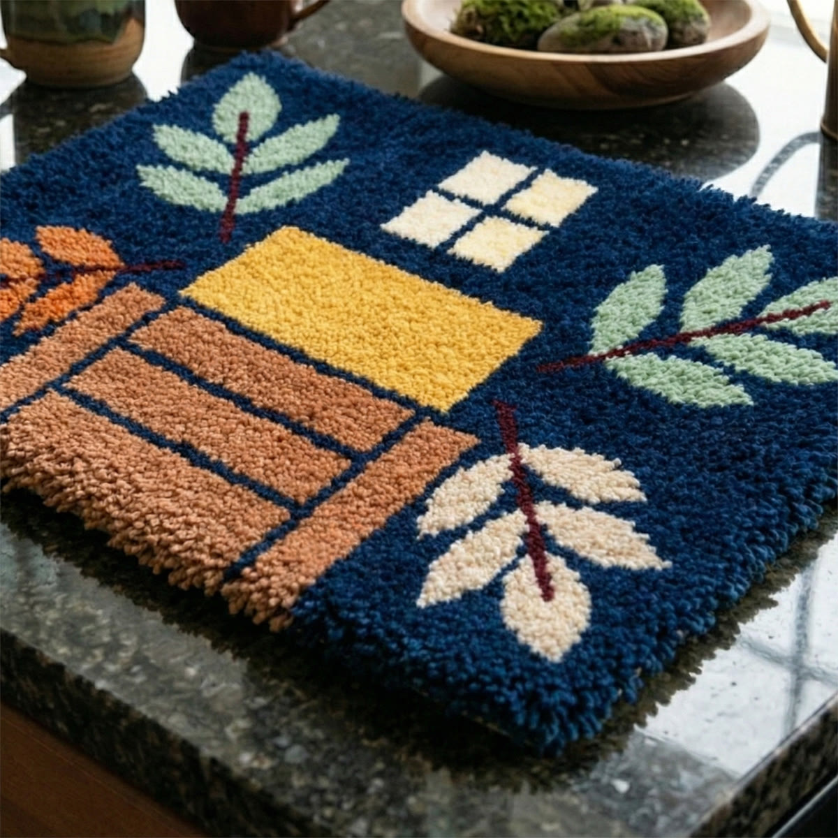 Rubbyoo Knüpfteppich-Set – Abstrakte Kunst | DIY-Schlafzimmerteppich | Handarbeit für Anfänger - image 7