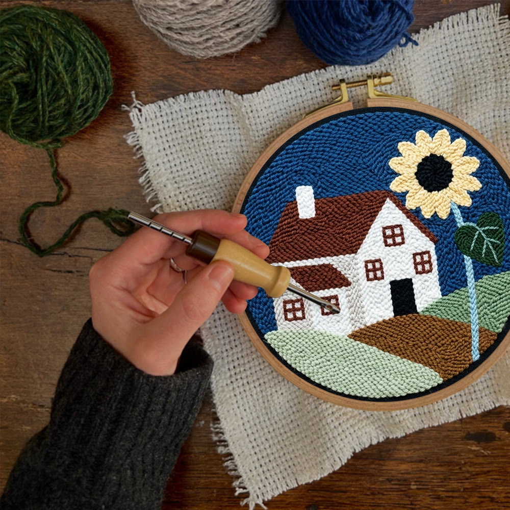 Warming House Punch Needle Kit - Unique Mother Day Gift | Perfect Home Ornament - image 4