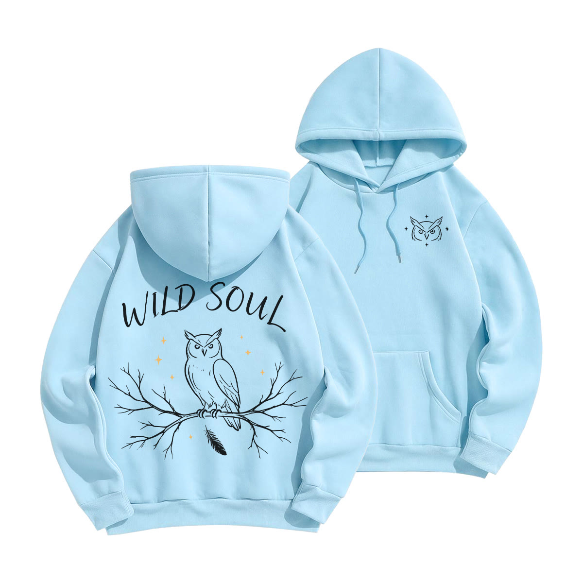 Rubbyoo Wild Soul Unisex Hoodie - Hellblau - 2XL - image 13