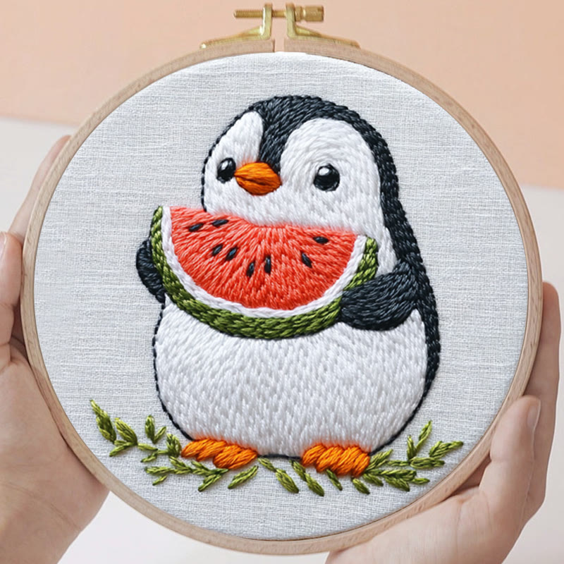 Rubbyoo Stickset - Entzückender Pinguin | Handarbeit für Anfänger - image 8
