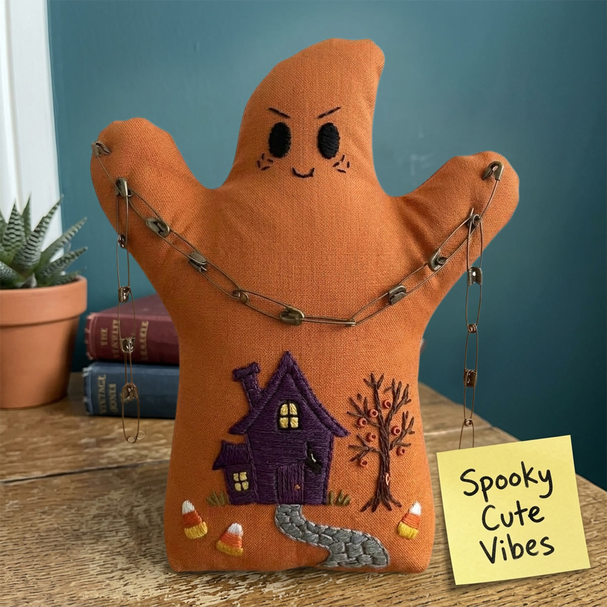 Rubbyoo Geister-Stickset – Gruseliges Hexenhaus | Halloween-Kinderzimmerdekoration | Einfaches Nähprojekt für Anfänger - image 6