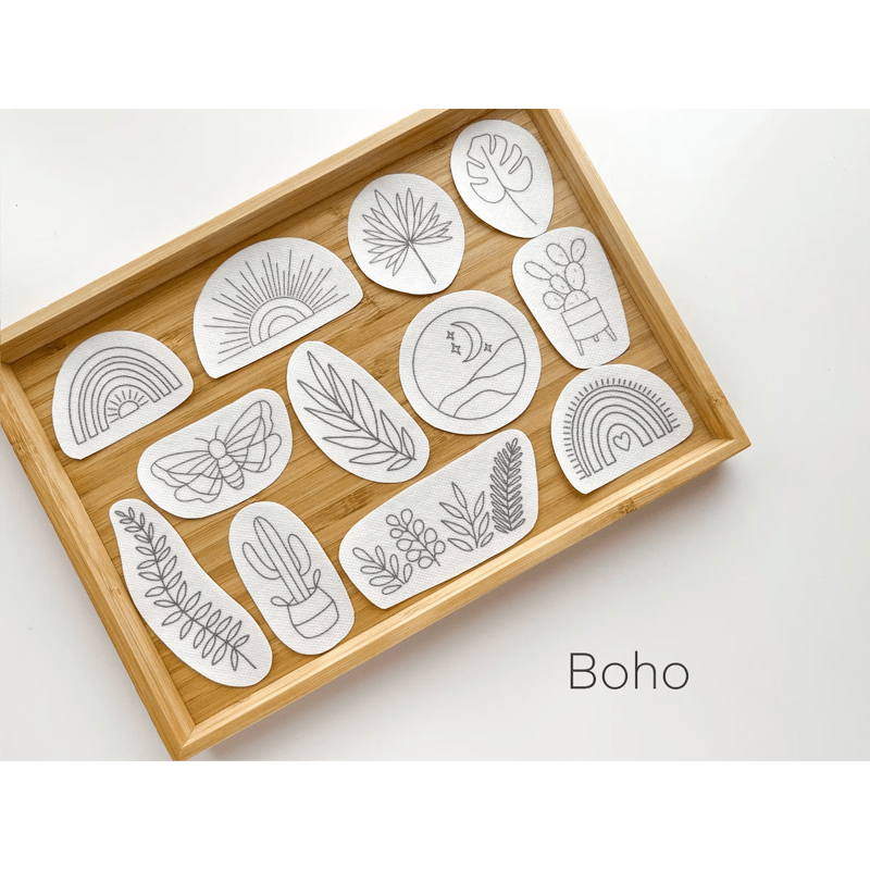 Blumen Stick- und Stichstickmuster | Stickerei für Kleidung - Boho - image 4