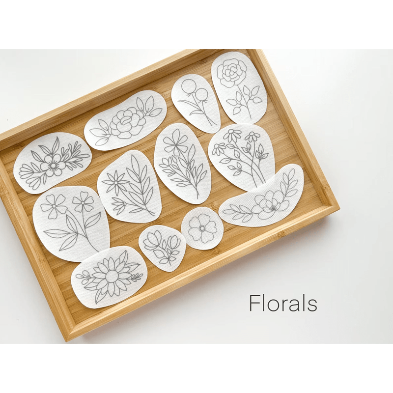 Blumen Stick- und Stichstickmuster | Stickerei für Kleidung - Blumen - image 3