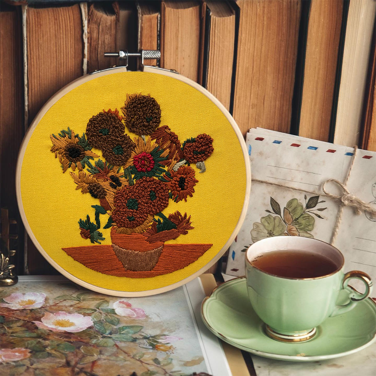 Rubbyoo Stickset – Van Gogh-Gemälde „Sonnenblume“ - image 6