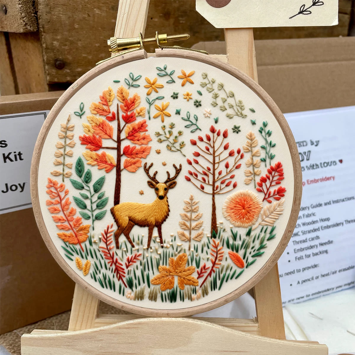 Rubbyoo Stickset – Niedliches Reh | DIY Handarbeitsset - image 4