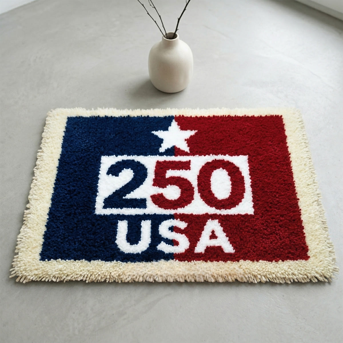 Rubbyoo Knüpfteppich-Set – Freedom 250 | Dekorative Wohnaccessoires | Einzigartiges handgefertigtes Kunstwerk - image 7