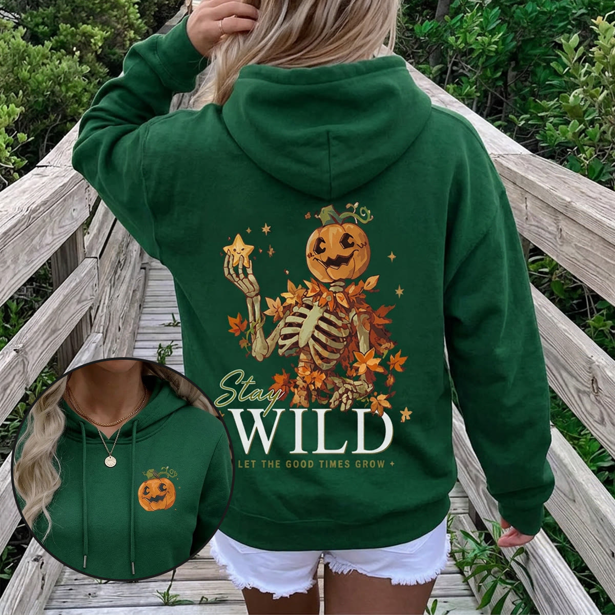 Rubbyoo Stay Wild Unisex Hoodie - image 3