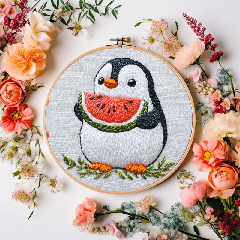Rubbyoo Stickset - Entzückender Pinguin | Handarbeit für Anfänger - image 5