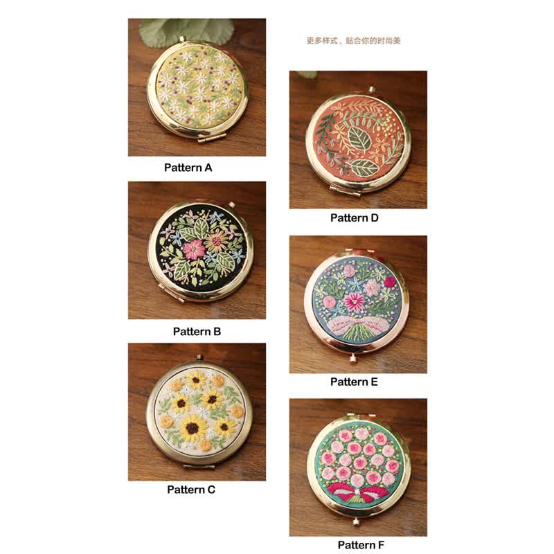 Stickset mit roségoldenen Spiegeln für Anfänger | Geschenke für Brautjungfern | Hübsche personalisierte Geschenke - image 17 - image 18