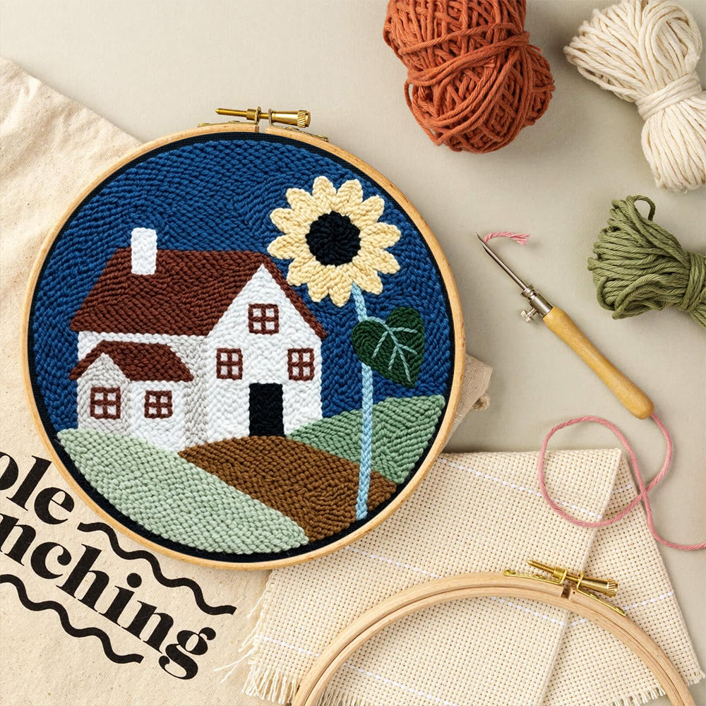 Warming House Punch Needle Kit - Unique Mother Day Gift | Perfect Home Ornament - image 10