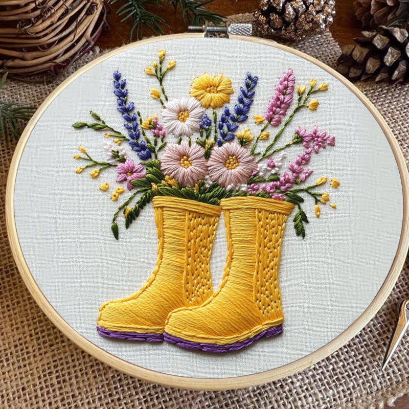 Rubbyoo Stickset - Boots of Bloom | Für Bastelliebhaber DIY Bastelsets - image 7