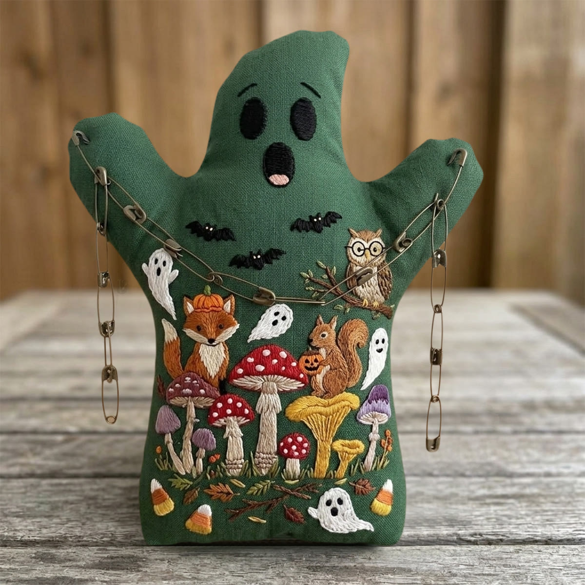 Rubbyoo Geister-Stickset – Halloween-Waldparty | Bezaubernde Wald-Regaldekoration | Rustikales Landschaftsornament - image 3