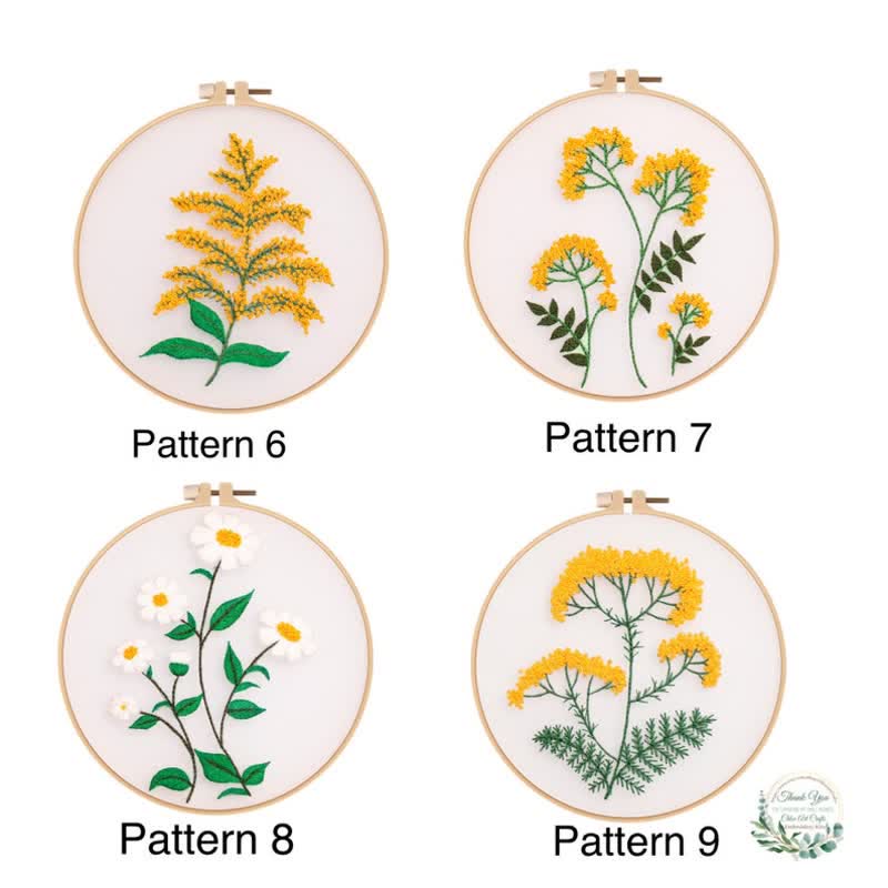 Stickset für Anfänger | Nadelspitze, DIY-Bastelset für Erwachsene - Muster9 - image 7
