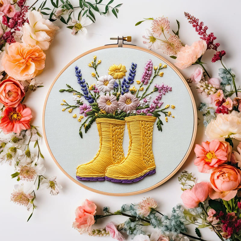 Rubbyoo Stickset - Boots of Bloom | Für Bastelliebhaber DIY Bastelsets - image 8