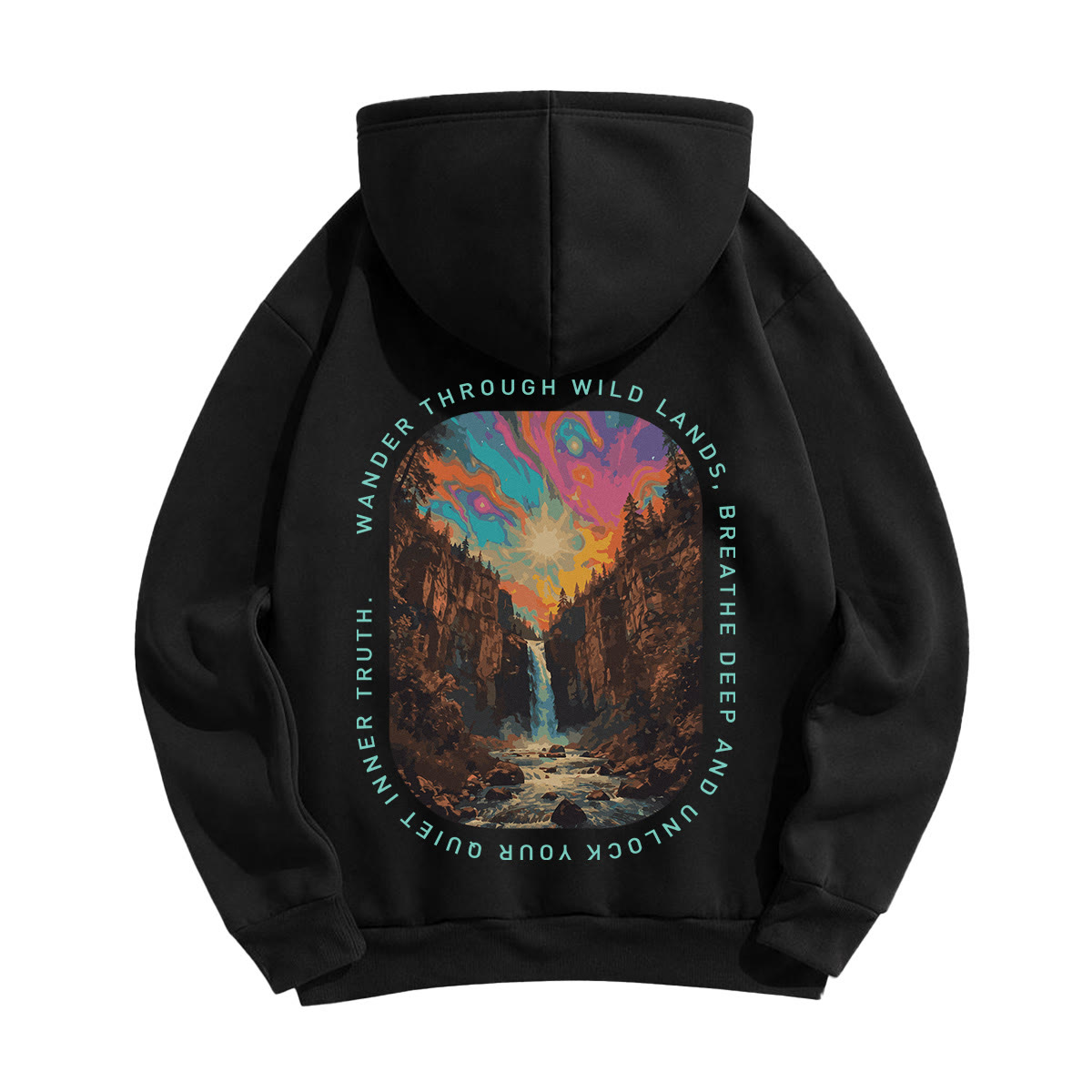 Rubbyoo Wander Through Wild Lands Unisex Hoodie - image 6