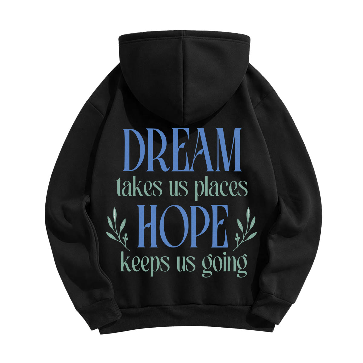 Rubbyoo Unisex-Hoodie „Hoffnung hält uns am Laufen“ - image 9