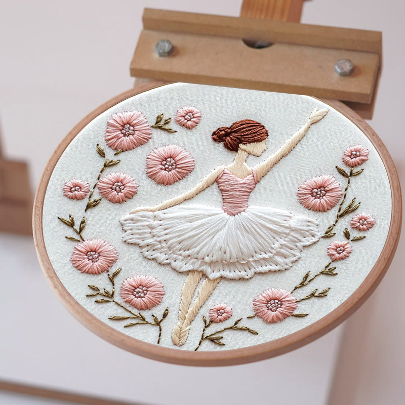 Rubbyoo Stickset - Graceful Blooms | DIY-Set für Frauen, Handstich - image 6