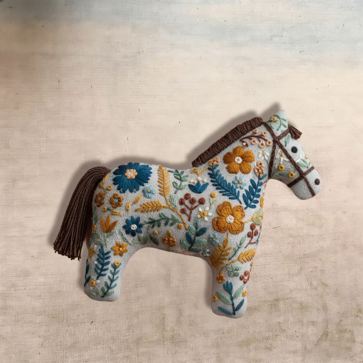 Rubbyoo Dala-Pferd Stickset – Blühende Blume | Geschenkidee für Zuhause | Hübsche Rucksackverzierungen - image 8