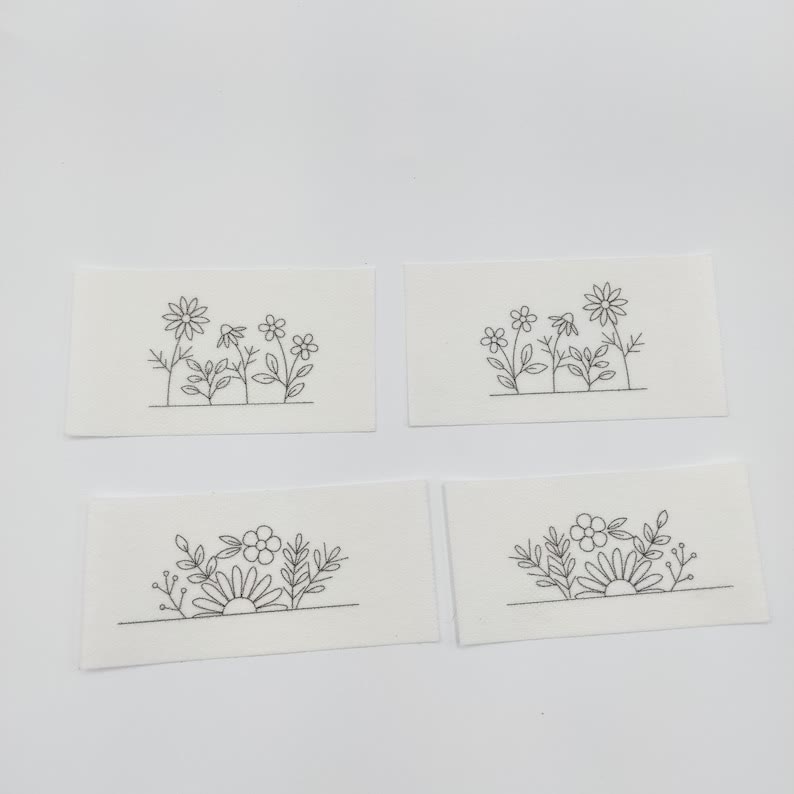Blumenstickmuster | Blumendesigns zum Selbermachen | Geschenk für Stickbegeisterte - image 4