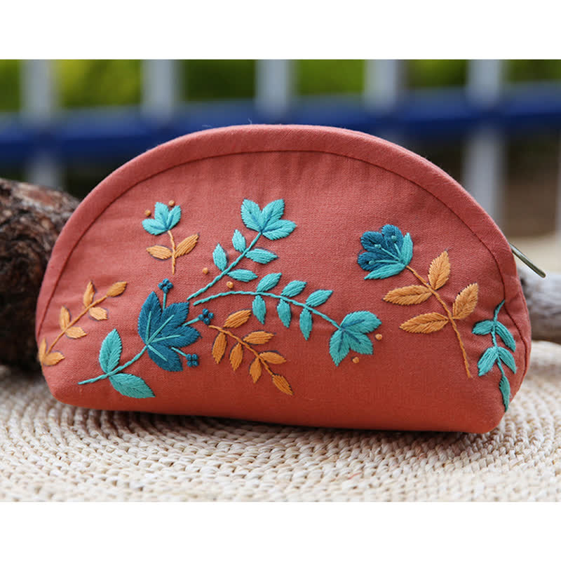 Handstickerei-Set für Kosmetiktasche, Münztasche, Handarbeitsset - image 8