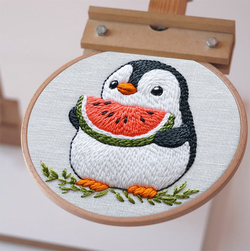 Rubbyoo Stickset - Entzückender Pinguin | Handarbeit für Anfänger - image 9