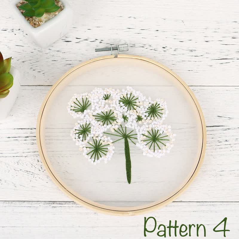 Stickset für Anfänger | Nadelspitze, DIY-Bastelset für Erwachsene - Muster4 - image 5