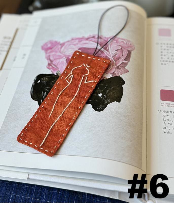 Rechteckiges Lesezeichen-Set zum Sticken | DIY-Geschenke zum Muttertag | Einzigartige Blumenkunst - #6 - image 7