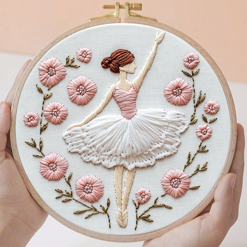 Rubbyoo Stickset - Graceful Blooms | DIY-Set für Frauen, Handstich - image 5