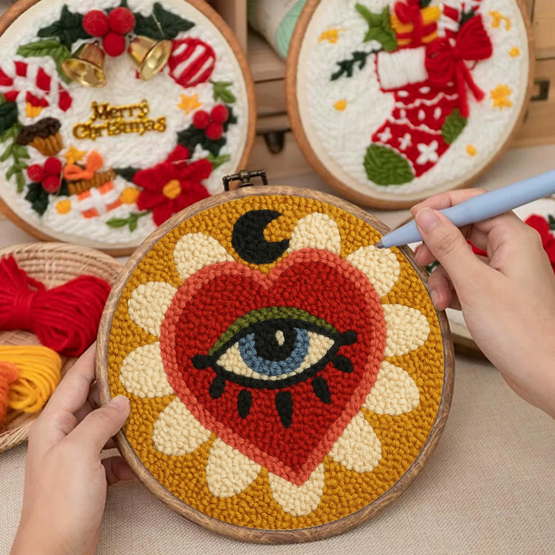 Set zum Stanzen mit geheimnisvollem Auge – Perfekt zum Basteln für die Heimdekoration | DIY-Geschenke - image 8