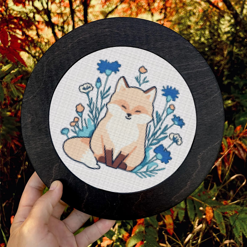 Kreuzstich-Set – Schöner Fuchs | DIY-Tier-Handarbeit | Perfektes Basteln zur Dekoration - image 10