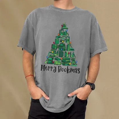 Pagewings Christmas Party Tee Unisex Washed T-shirt