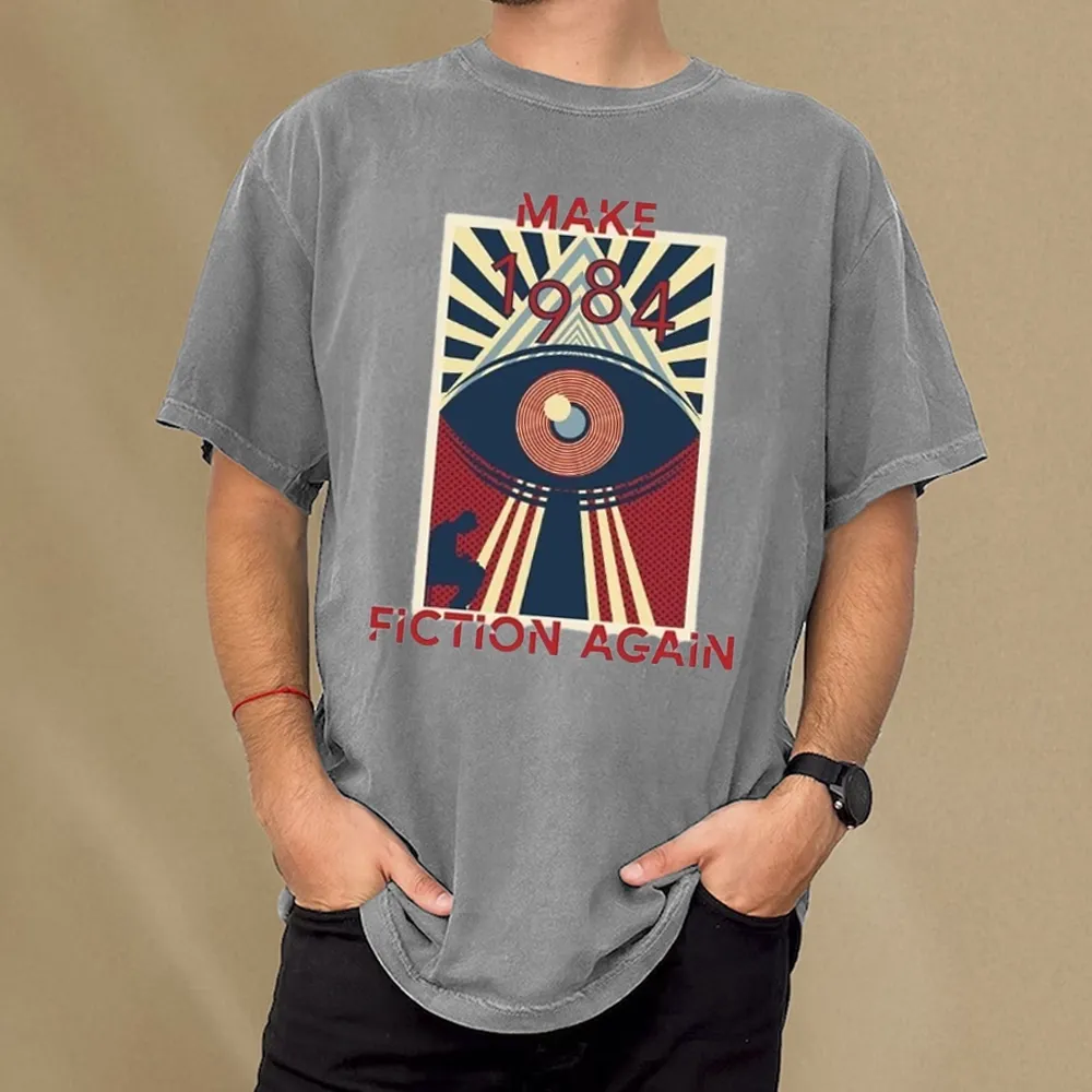 Pagewings Nineteen Eighty-Four Unisex Washed T-shirt