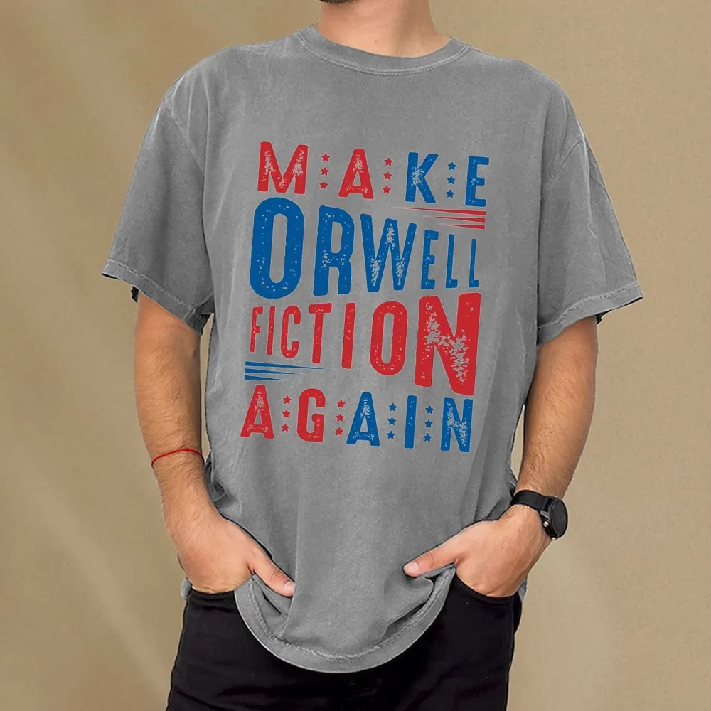 Pagewings 1984 Book Unisex Washed T-shirt