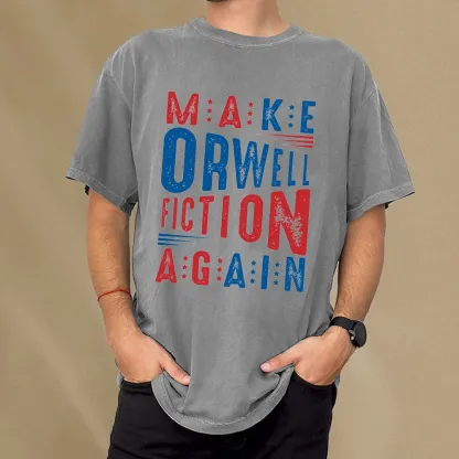 Pagewings 1984 Book Unisex Washed T-shirt