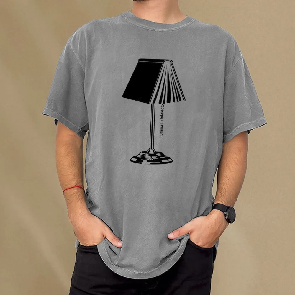 Pagewings Ilumina Tu Intelecto Unisex Washed T-shirt