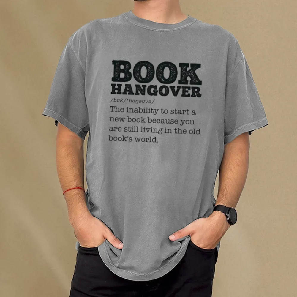 Pagewings Book Hangover Unisex Washed T-shirt