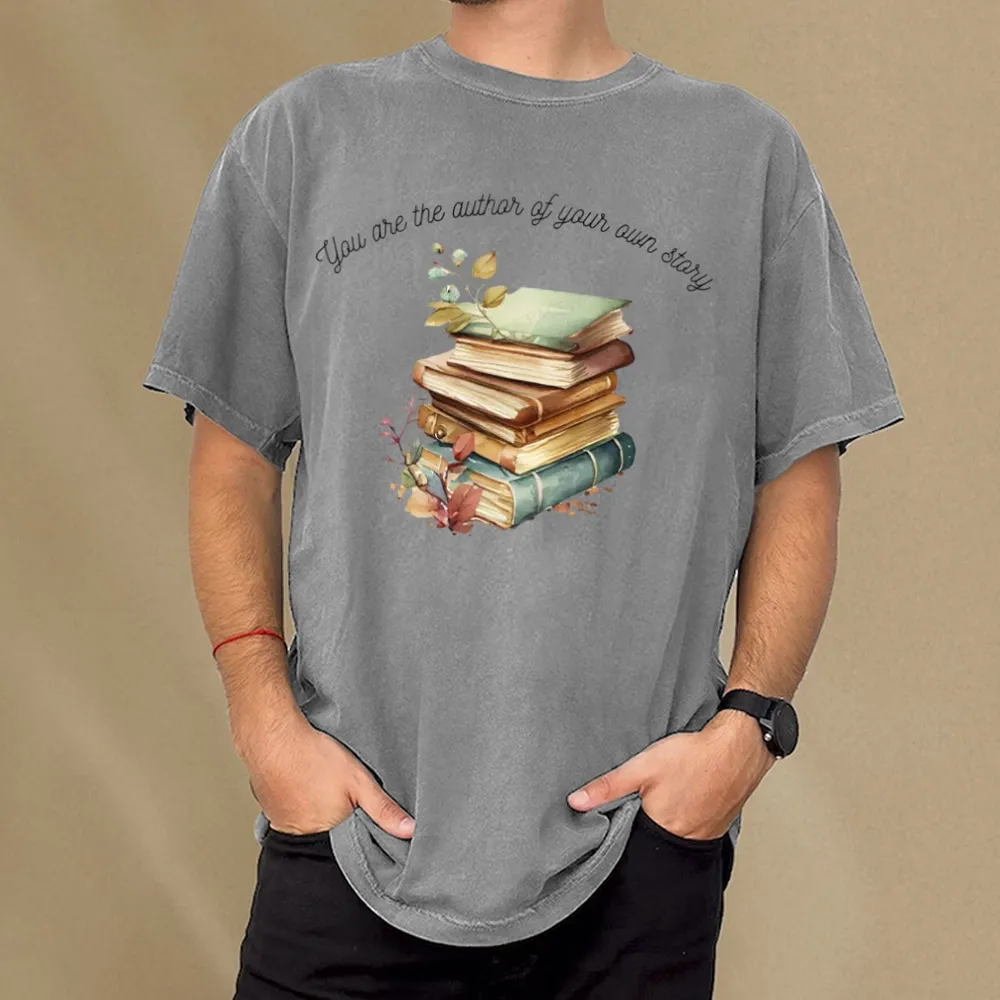 Pagewings Author Of Your Story Unisex Washed T-shirt