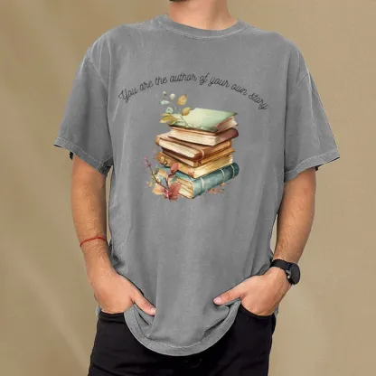 Pagewings Author Of Your Story Unisex Washed T-shirt