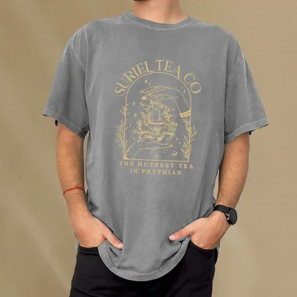 Pagewings A Court Of Thorns And Roses Unisex Washed T-shirt