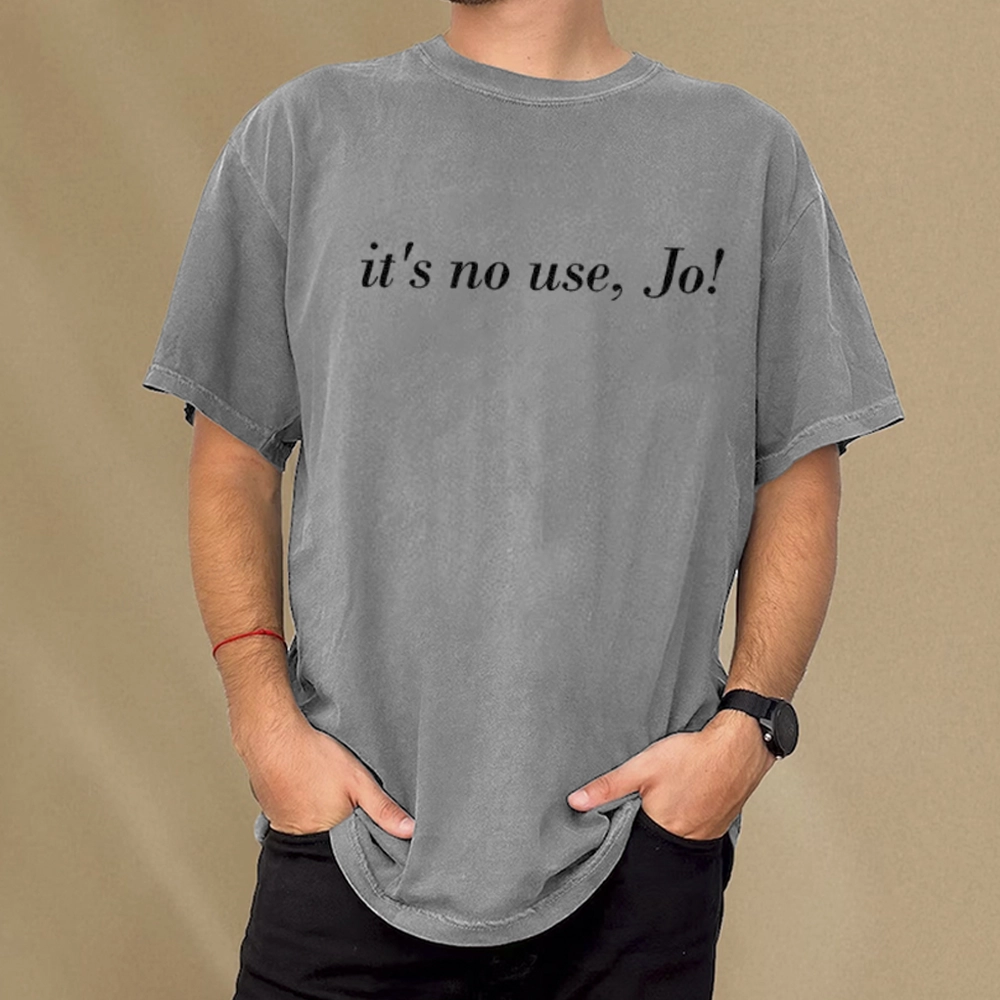 Pagewings It's No Use Jo Unisex Washed T-shirt