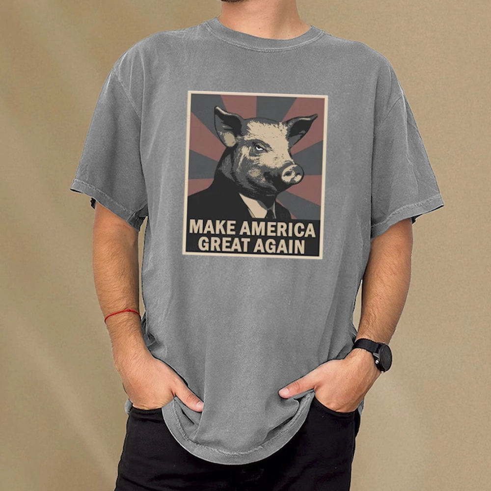 Pagewings Animal Farm George Orwell Unisex Washed T-shirt