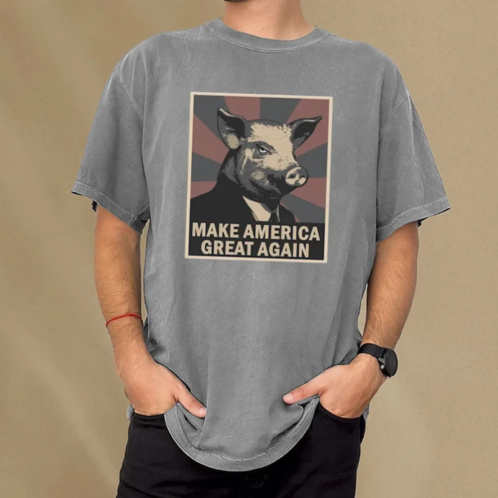 Pagewings Animal Farm George Orwell Unisex Washed T-shirt
